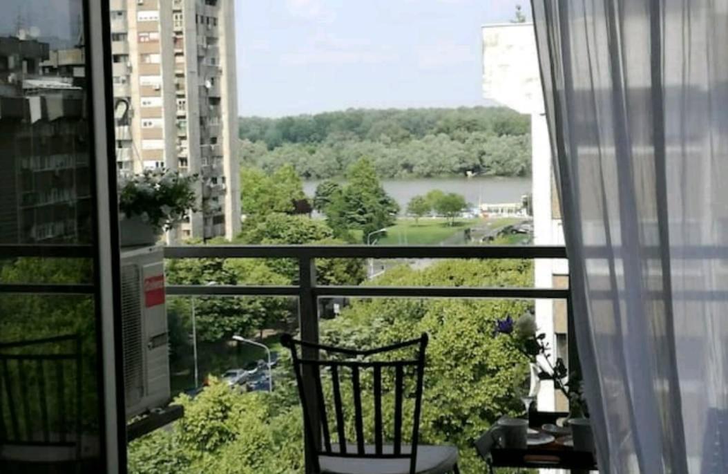 Ferienwohnung Danube Pearl Belgrad Exterior foto